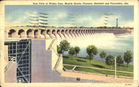 East View Of Wilson Dam Alabama
