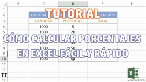 Guía Para Calcular Porcentaje En Excel Paso A Paso Y Ejemplos Domina