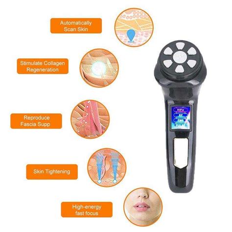 【buy 1 get 1】cammuo 4 in 1 mini hifu machine ultrasound rf ems pulse facial beauty device