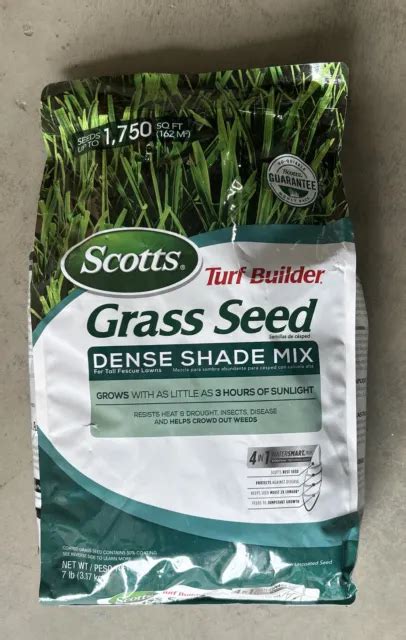 Scotts Turf Builder Grass Seed Dense Shade Mix For Tall Fescue Lawns