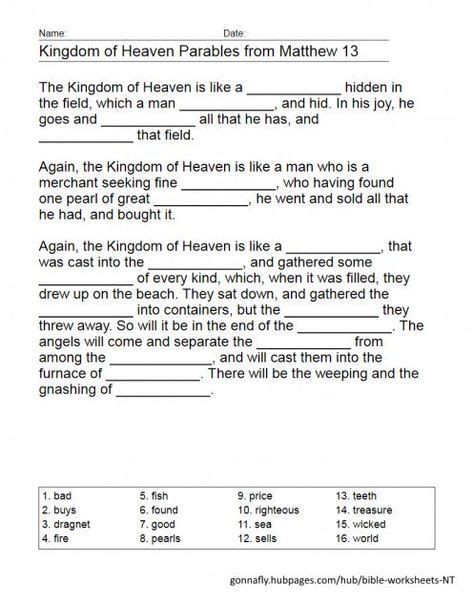 Bible Worksheets New Testament Bible Quiz Bible Study Lessons