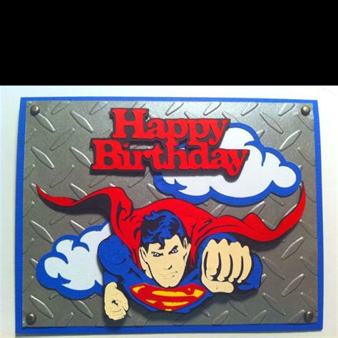 Superman Birthday Card Birthday Cards