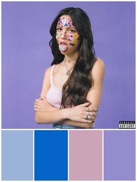 Olivia Rodrigo Album Sour Olivia Color Palette Instagram