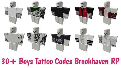 30 Best Boys Tattoo Codes For Brookhaven Rp 2024 Brookhaven Rp