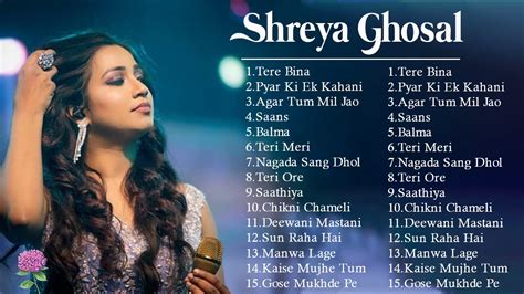 Best 15 Songs Shreya Ghoshal Hindi Hits Collection 2021 Youtube