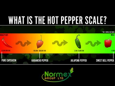 Scoville Scale What Is The Hot Pepper Scale Normex Group Hk