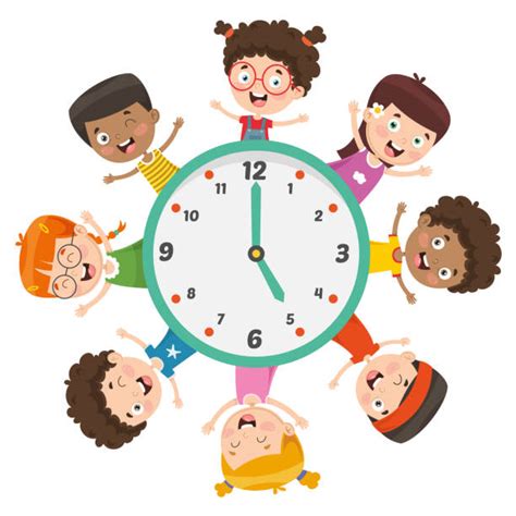 Kids Clock Illustrations Royalty Free Vector Graphics And Clip Art Istock