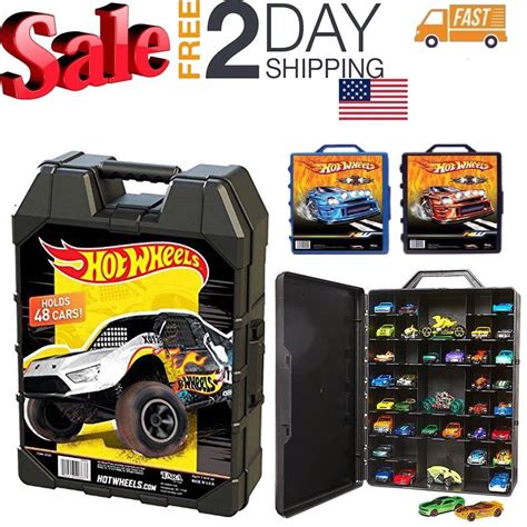 Car Carrying Case Storage Hot Wheels Box Organizer Easy Grip Holds Up