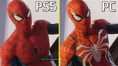 Marvels Spider Man Pc Vs Ps5 Early Graphics Comparison State Of Play