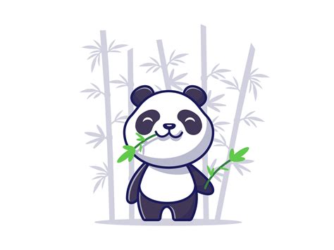 Panda Loves Bamboo 🐼 🍃 By Catalyst On Dribbble