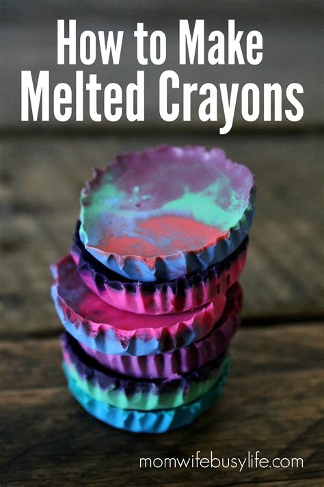 This also allows you to gauge the response so you can verify if your crush seems annoyed or not. How to Make Melted Crayons - Mom. Wife. Busy Life.