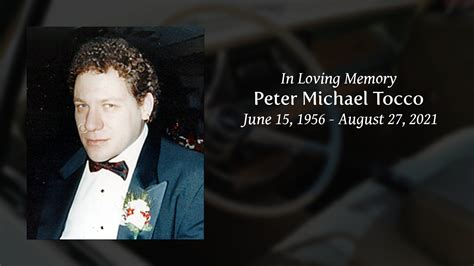 Peter Michael Tocco Tribute Video