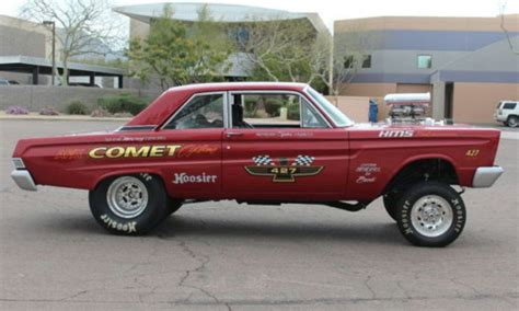65 Mercury Comet Gasser Vintage Muscle Cars Drag Racing Cars Dodge