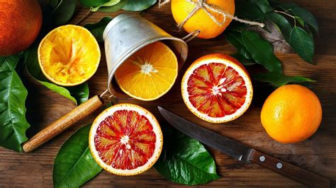 Fond Décran Fruit Oranges Agrume Citrus Wallpaper