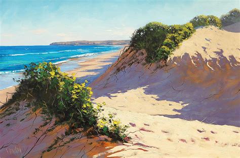 Dunes Central Coast Painting By Graham Gercken Fine Art America