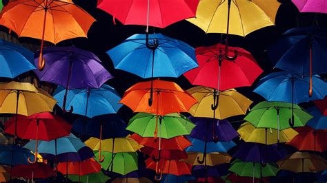 Colorful Umbrella Wallpaper 1920x1080 64491 Baltana