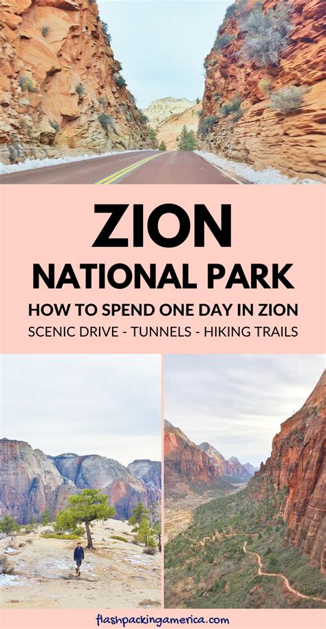 One Day In Zion National Park Itinerary Winter Best Of Zion Hiking
