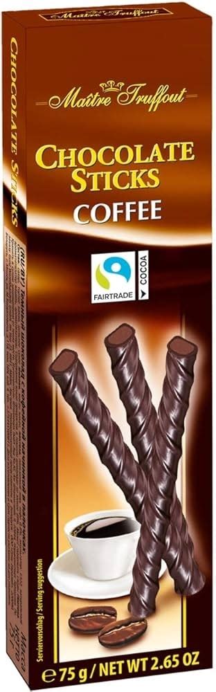 Maitre Truffout Sticks Dark Chocolate Coffee 75g