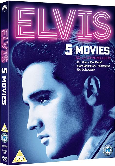 Elvis 5 Movie Collection Dvd Box Set Free Shipping Over £20 Hmv