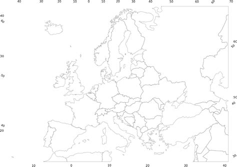 Malvorlage wall landkarten zum ausmalen ed holzel stumme karten. Europakarte Umrisse Zum Ausdrucken