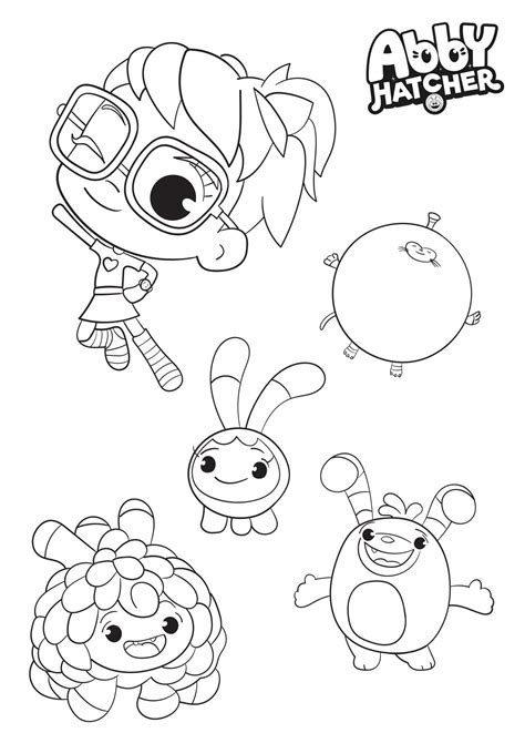 37 Free Printable Abby Hatcher Coloring Pages