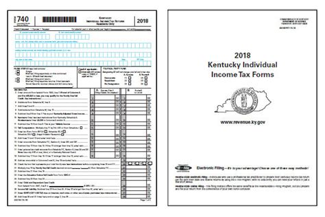 Kentucky Tax Forms 2018 Printable State Ky 740 Form And Ky 740