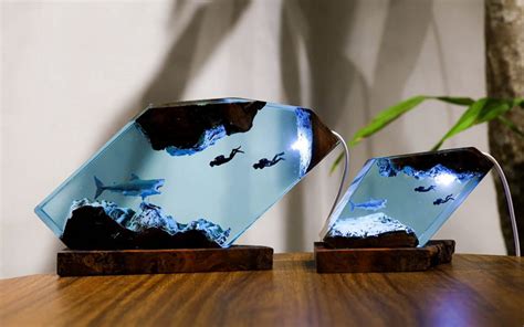 Beautiful Ocean Inspire Lamp Design Swan