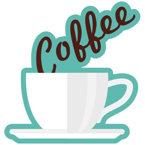 Coffee Text In Mug Sticker