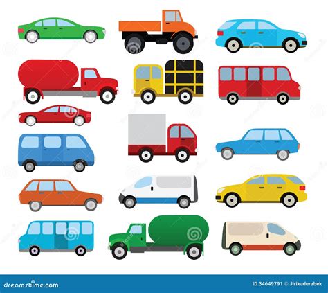 Cars Collection Stock Vector Illustration Of Classic 34649791