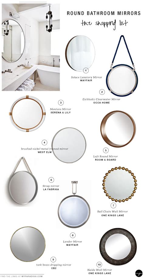 Buy round bathroom mirrors and get the best deals at the lowest prices on ebay! 10 BEST: Round bathroom mirrors | My Paradissi