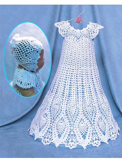 40 Free Crochet Christening Gown Patterns Chelsearyley