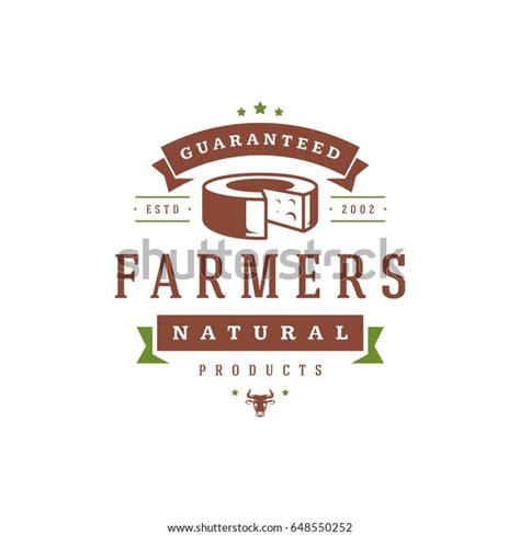 Farmers Market Logo Template Vector Illustration Stock Vector Royalty