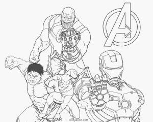 printable avengers coloring pages  kids