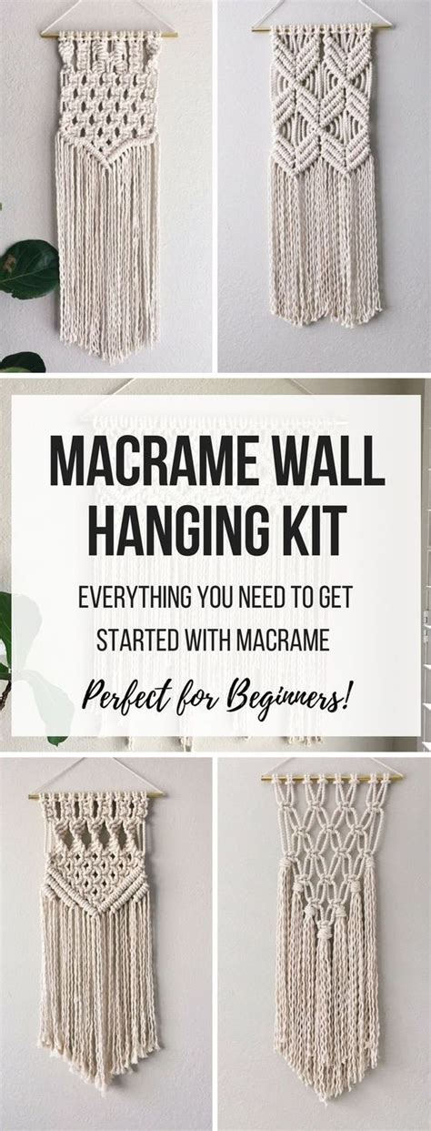 So for boho decor possession you can check out this lovely crochet wall hanging with an adorable style and the cute fringes hanging at the end. Pin by Nicole Hurley on Decorating (With images) | Macrame ...