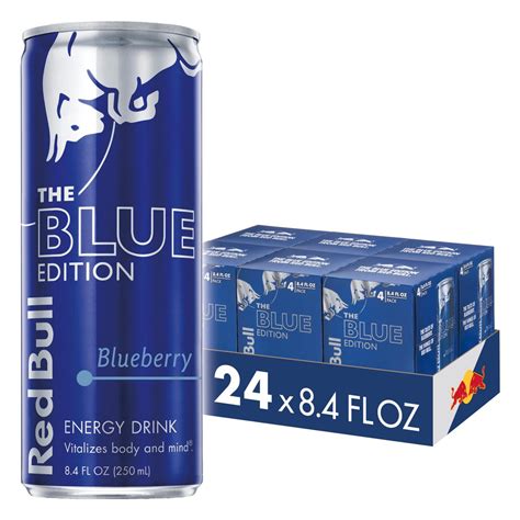 Red Bull Energy Drink The Blue Edition Blueberry 84 Fl Oz 6 X 4
