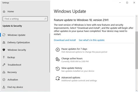 Feature Update Windows 10 Version 21h1 Failed To Install 5 Quick