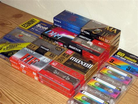 Lot Of 27 New Blank Cassette Tapes Sony Basf Maxell Tdk Fuji And More Cassette Tapes Maxell