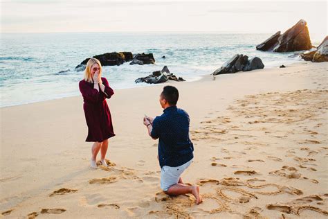 A Beach Proposal That Proves The World Is Your Oyster Flytographer