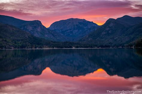 Grand Sunrise Grand Lake Colorado Thomas Mangan Photography The