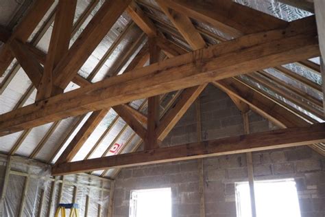 Oak Framed King Post Truss Prices UK | Low Cost Roof Trusses for Self