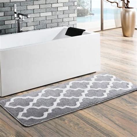 Large, small, round or rectangular, our soft bath mats are a welcome addition to your bathroom. Beautiful Long Bathroom Rugs Under $65 | Long bathroom ...