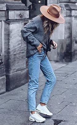Cowgirl Biker Style Jeans Mom Jeans On Stylevore