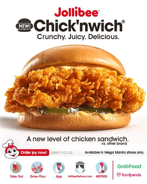 Jollibee Launches Chicknwich In The Philippines Available Via