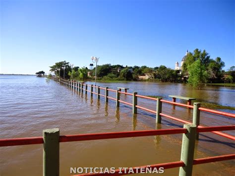 Noticias ItateÑas El ParanÁ Crece La Costanera De ItatÍ Otra Vez Inundada
