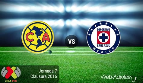 Todo está listo desde la cancha del estadio azteca para que en menos de una hora comience a rodar el esférico para. América vs Cruz Azul, Clásico joven del Clausura 2016 ...