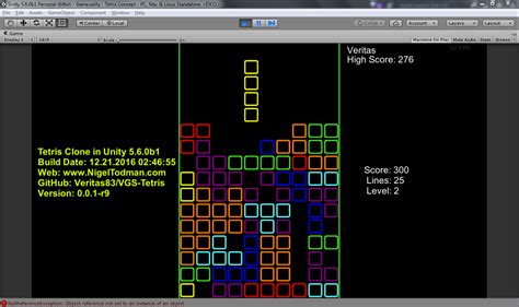 Github Vtstechvgs Tetris Simple 2d Tetris Game In Unity