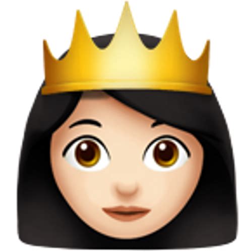 Download Hd Princess Emoji 👸🏻 Princess Crown Emoji Emoticon Princess