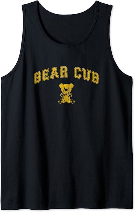 Amazon Com Bear Cub Popular Gay Terms Tank Top Clothing