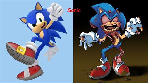 Sonic As Zombies Sonic Characters As Monsters 2017