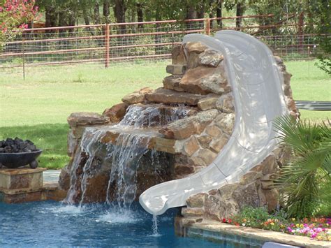 Enjoyable of having a diy pool slide. Pool Slides - Seahorse Pools & Spas